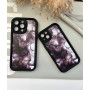 Фиолетовый мраморный чехол для iPhone 13 Pro